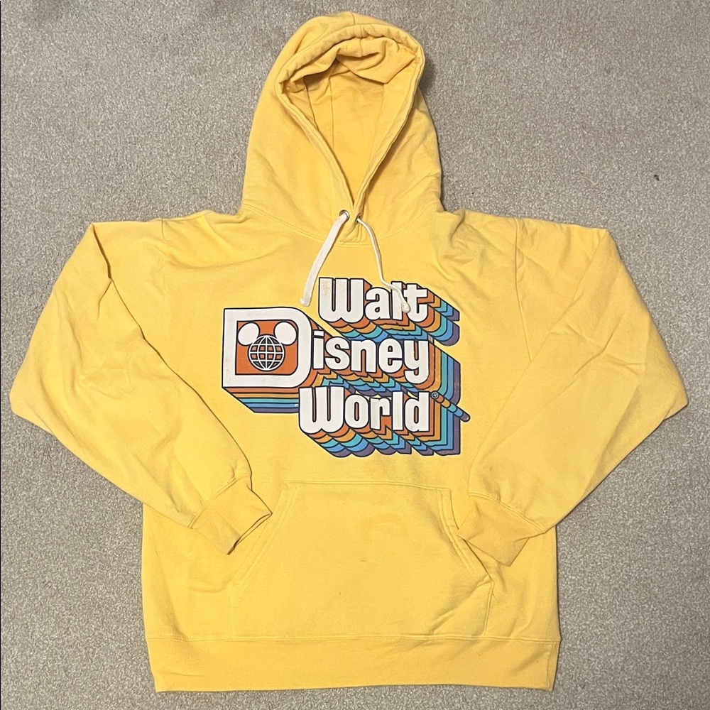Retro yellow Walt Disney World hoodie